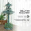 Plastic Pedestal@@Birdbath@@Column Birdbath