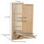 Armoire à repasser murale à finition chêne-12048953