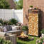 65cm W Metal Log Rack