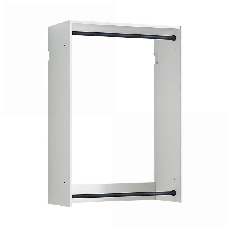 Système de placard mural | Devi modulaire avec beaucoup de rangement | Blanc | Bois