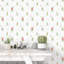 Country Cottage Rose Botanical Motif Design 33' L x 21" W Wallpaper Roll-352966160