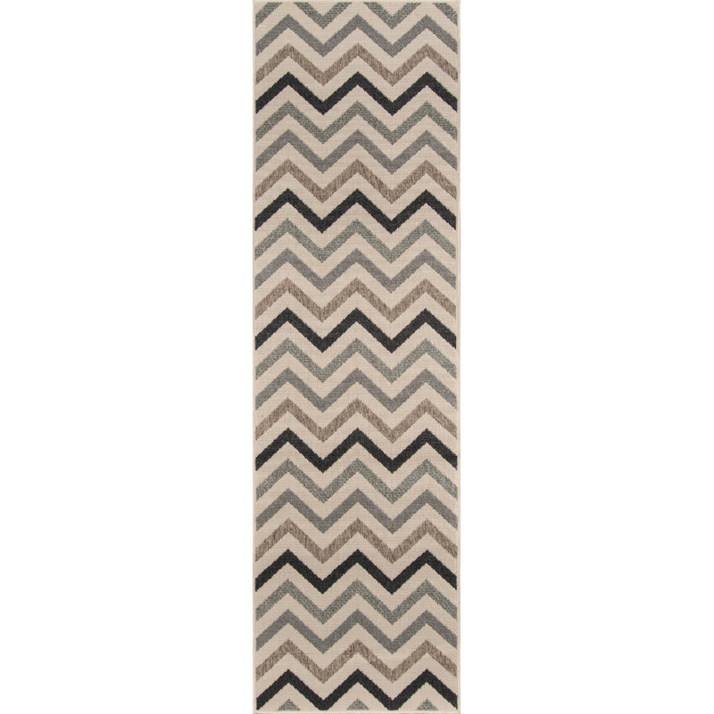 Tapis sauge tissé à la machine Irita, Tapis de couloir 2 pi 3 po x 7 pi 6 po