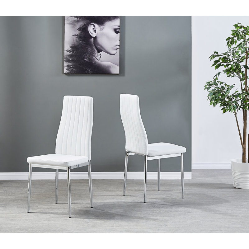 Gabrielle Upholstered Dining Chair, Off White