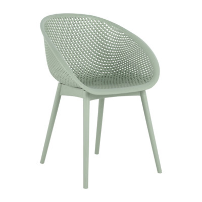 Holiday - Paquet de 2 chaises longues modernes - Plastique PP intérieur / extérieur toutes saisons avec table carrée pliante moderne intérieure / extérieure moderne - Plateau en PP avec pieds en métal