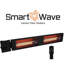 CHAUFFE RI RAYANT 43 po NOIR, LAMPE CARBONE 240L 3000W W / RF À DISTANCE