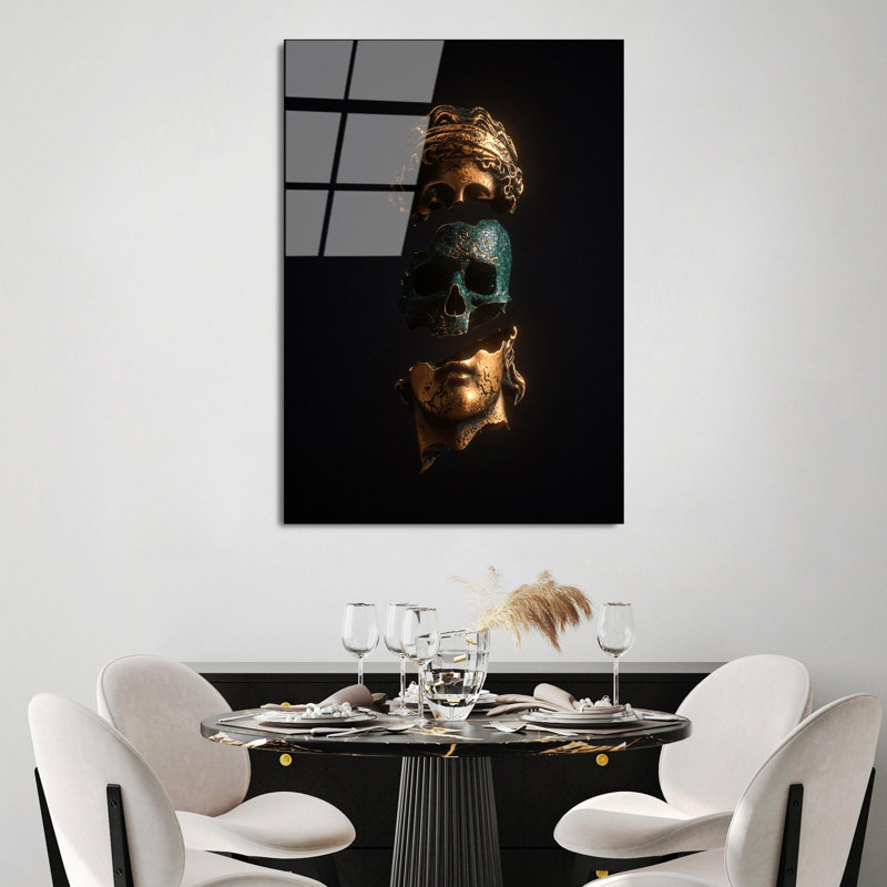 Boze 1 Piece Wall Art on Glass