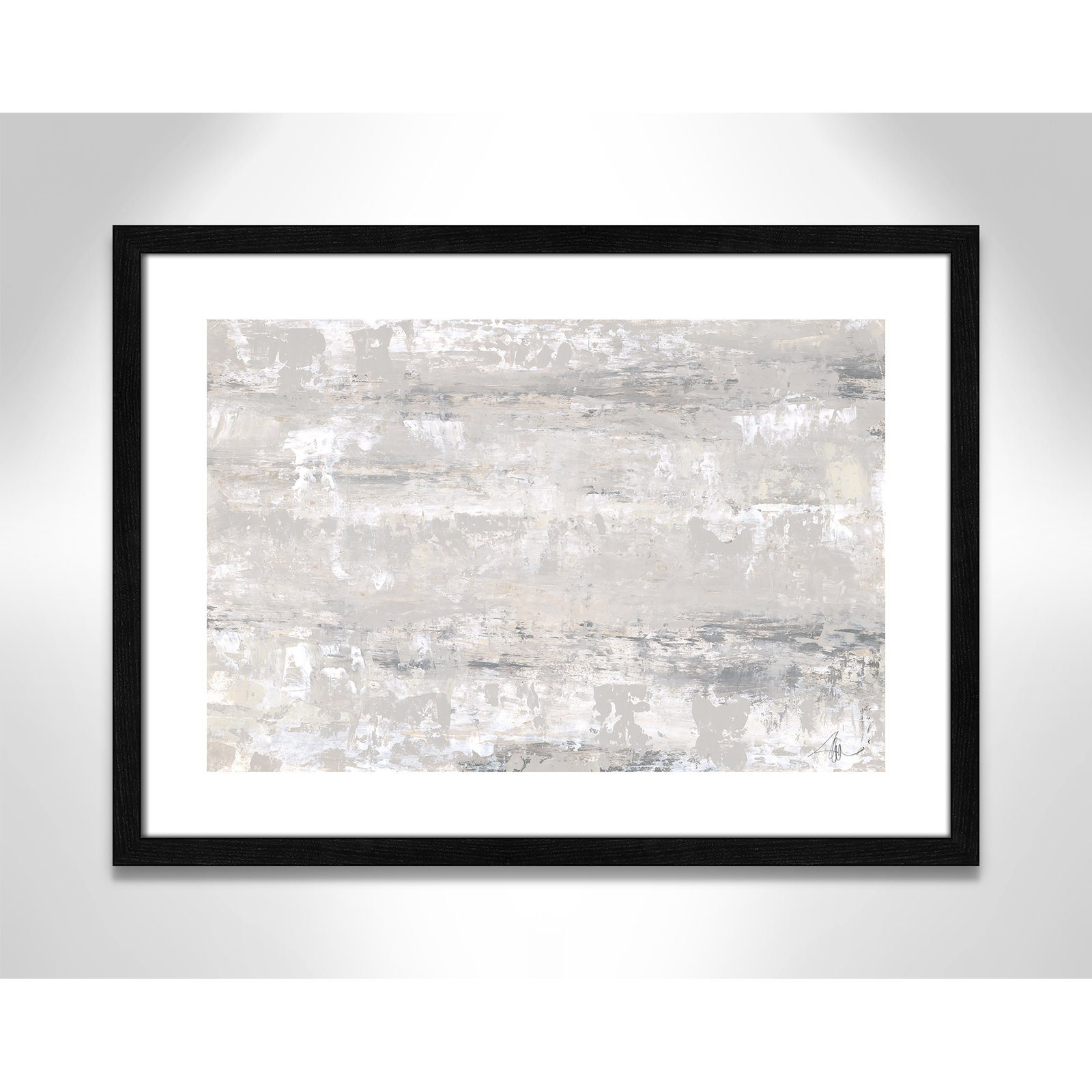 Desert Winds by Filippo Ioco - Print, Black Wood Framed Paper, 17" H x 23" W x 0.75" D