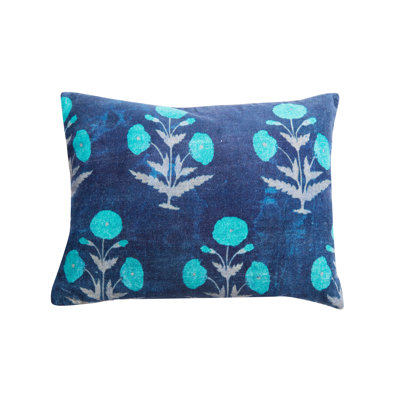 Bleu coquelicot 22 po x 22 po