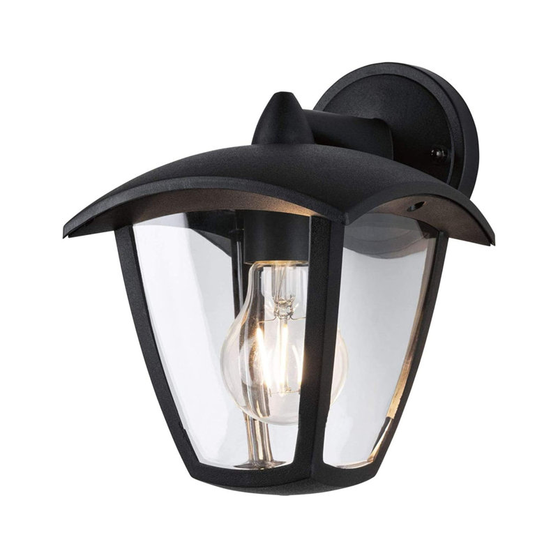 Matte Black 20.4cm H Outdoor Sconce