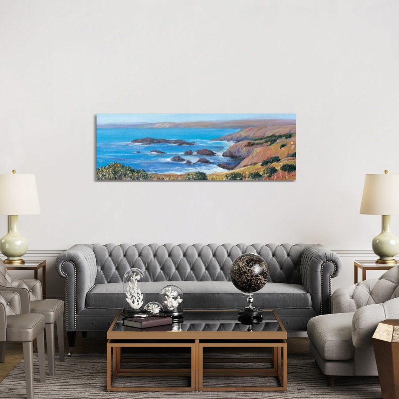 Panoramic Ocean View I by Tim OToole - Panoramic Gallery-Wrapped Canvas Giclée on Canvas, Wrapped Canvas