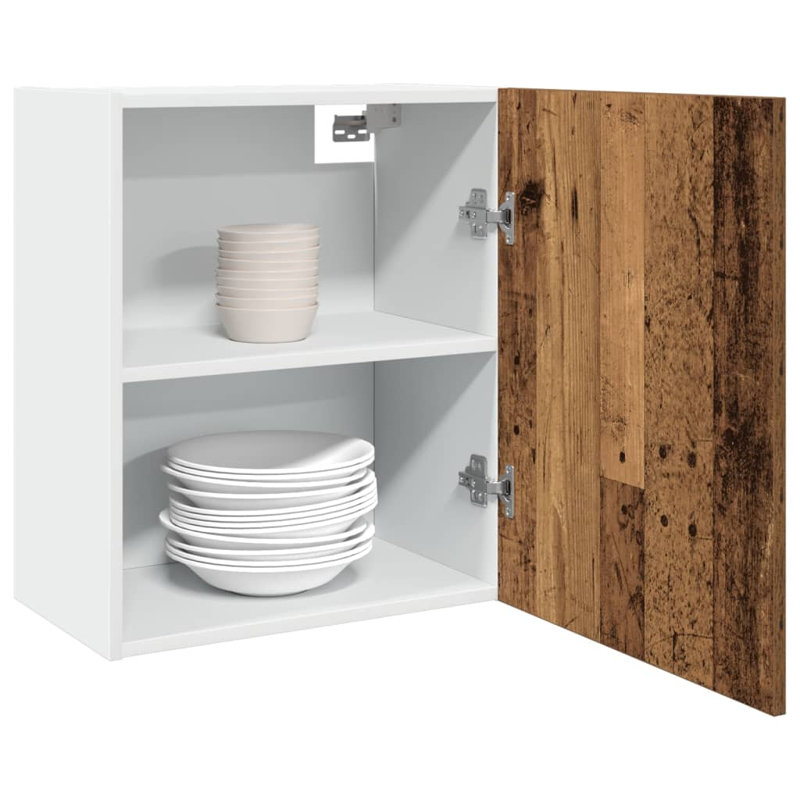 Baisha Hanging Cabinet Lyons 2 pcs 50x31x60 cm Engineered Wood, Old Wood