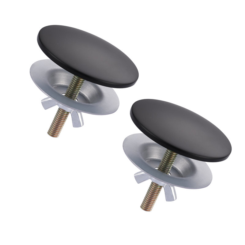 Kitchen Sink Hole Cover(Set Of 2), Faucet Hole Cover For Kitchen Sink, Matte Black
