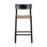 Heisler Bar Stool with Solid Wood Frame