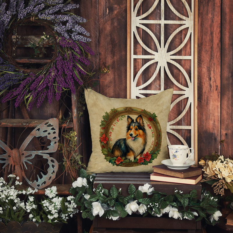 Coussin Christmas, 14 po x 14 po, Carré