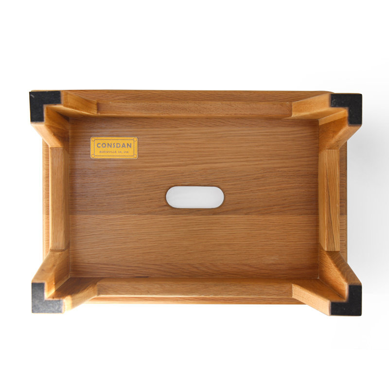 Oak Wood Step Stool, Nature