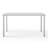 59"×35.4" Outdoor Metal Rectangular Dining Table-2022402265