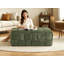 Banc de bout de lit, banc de chambre tapissier en chenille de 44,5 po, banc capitonné pour chambre à coucher, vestibule, salon, repose-pieds-120193230-116326917