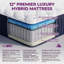 Matelas hybride 12 po avec ressorts ensachés Cooling Cooling-422995063-422996876