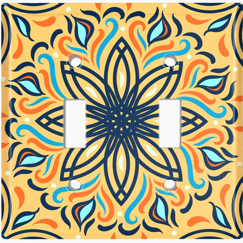 Patterned Toggle Light Switch Standard Wall Plate
