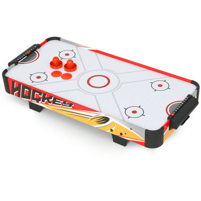 RayChee 36'' 2 -Player  Table Top Air Hockey Table w/Powerful Air, 2 Pushers & 2 Air Hockey Pucks