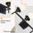3-Light Bathroom Vanity Light Fixture With Frosted Glass Shade, Matte Black Wall Sconce For Mirror Lighting, E26 Socket Compatible With LED Bulbs-1127303671-1127303666