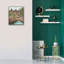  «Swan Cottage» par Cindy Jacobs, art mural sur toile, 20 po x 24 po
