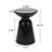 Outdoor Metal End Table -Large-324407343-324407330-324407333