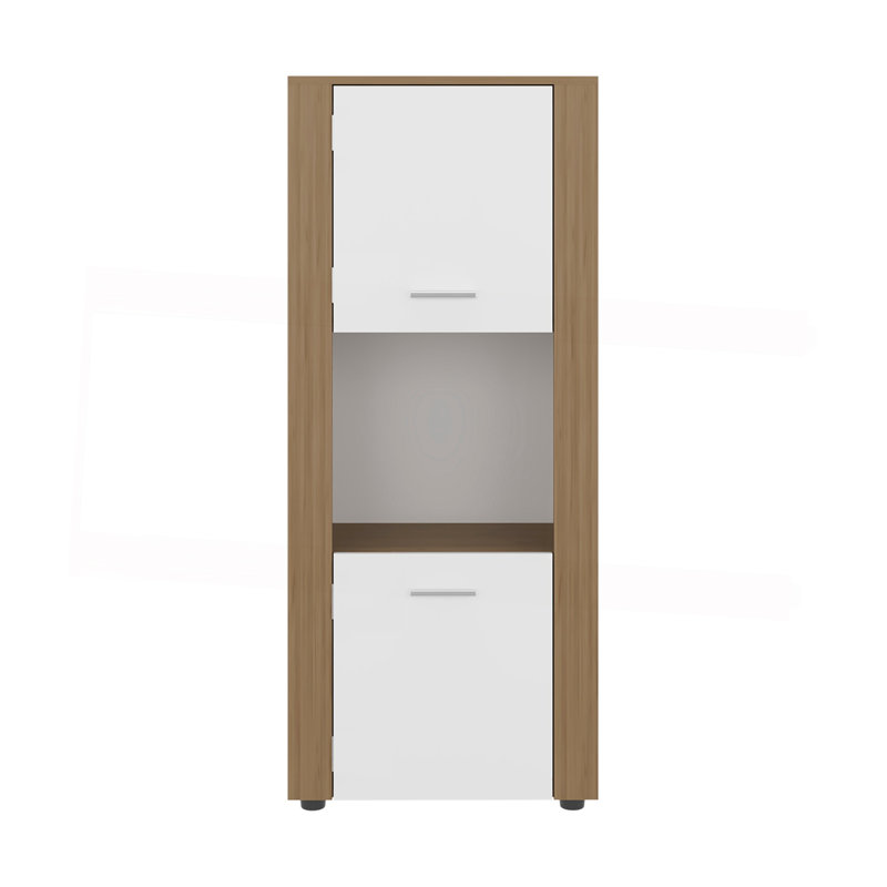 Armoire de rangement verticale en chêne naturel