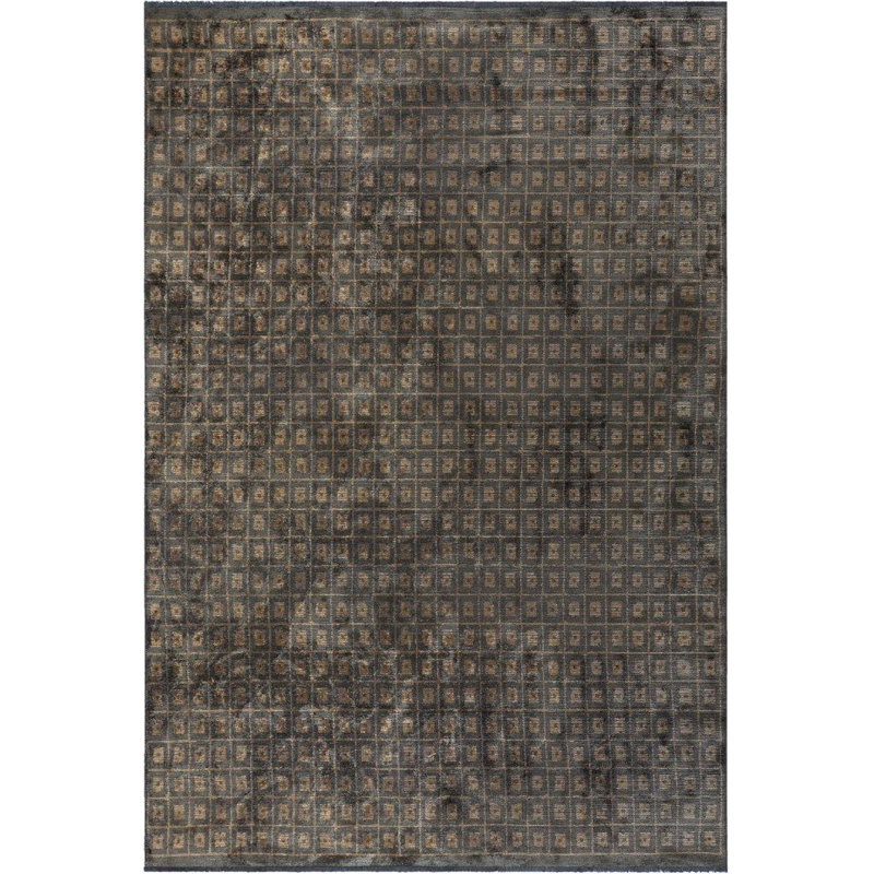 Tapis gris anthracite / brun Rapture, Rectangle 7 pi 10 po x 11 pi 2 po