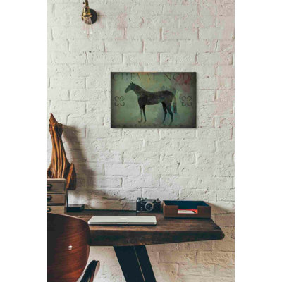 'Cheval Noir v1' by Ryan Fowler, Canvas Wall Art