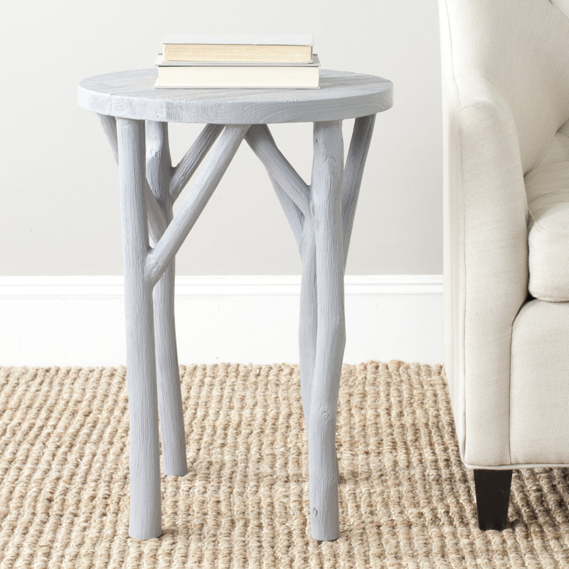 Elia End Table, Pearl Blue/Grey