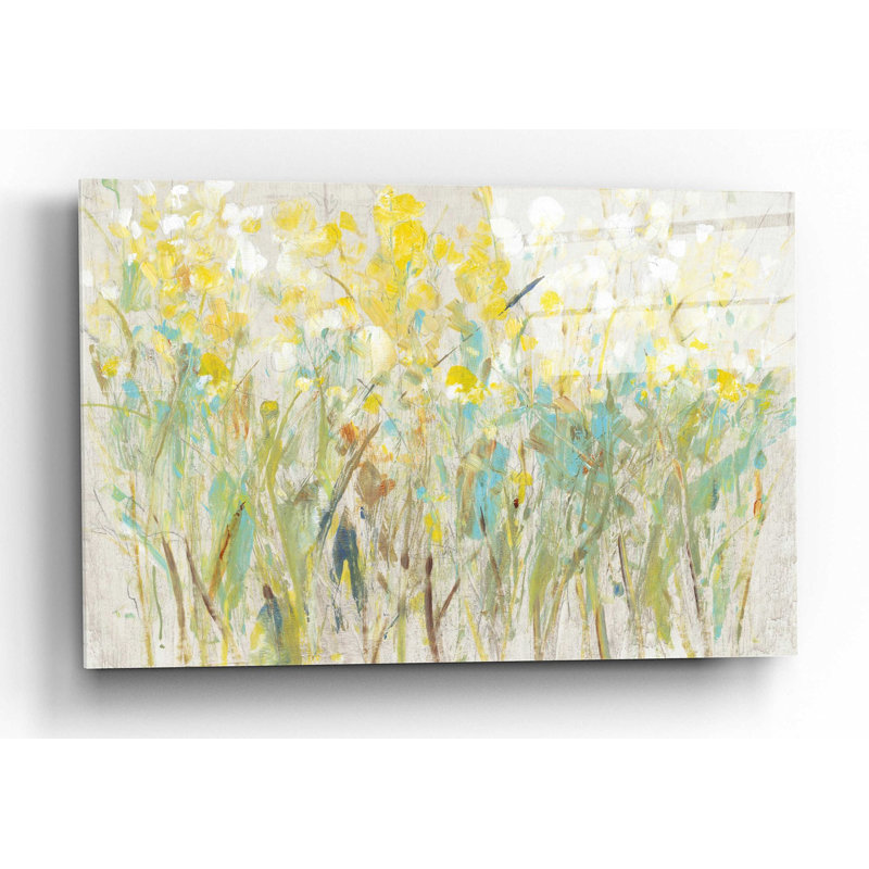 «Floral Cluster I» par Tim O'Toole, art mural en verre acrylique, H 16 po x l 24 po x P 0,2 po