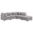 Configurable Modular Sectional Sofa with Hidden Storage Ottomans-1419358260