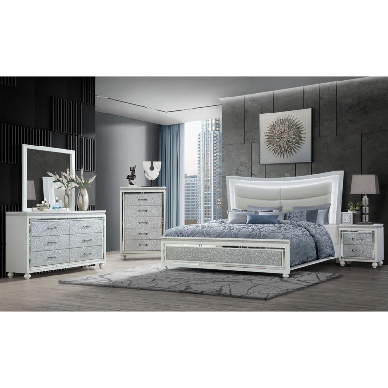 Miroir blanc Maloise