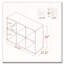 Book Shelf with 6 Storage Place Wooden Bookshelf Storage