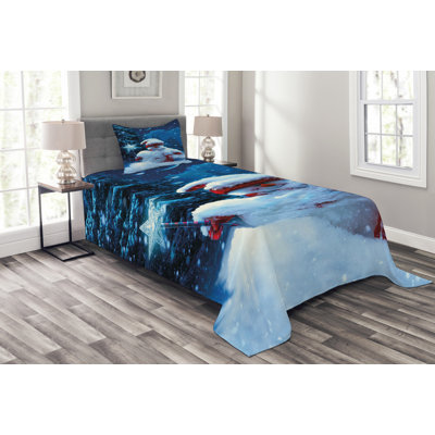 East Urban Home Adelis Bedspread with Pillowcases