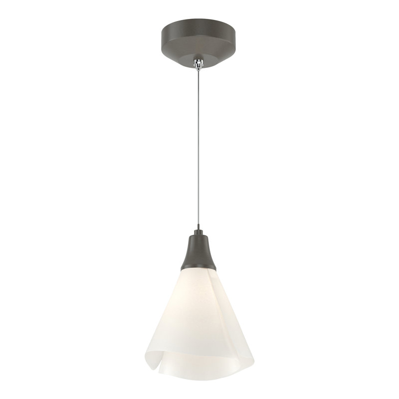 Mobius 1 - Light 7.3" Wide Single Pendant, Dark Smoke