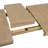 7-Piece Extendable Dining Set with Upholstered Ladder-Back Chairs