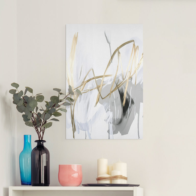 Série ABSTRACT DCC XXV - Impression sur toile seulement - NON CADRE, H 36 po x l 24 po