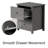 End Tables with Drawers - 2 Piece Sofa or Bedside Tables with Silver Knobs - Traditional Wooden Night Stand or Side Table Pair