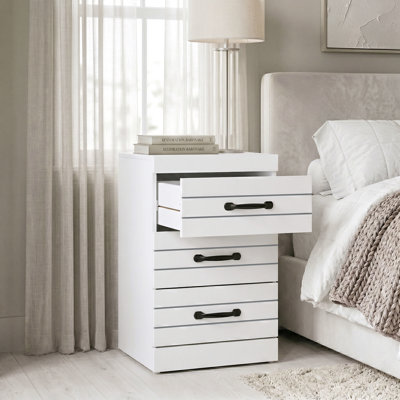Allington 3 Drawer Bedside Table