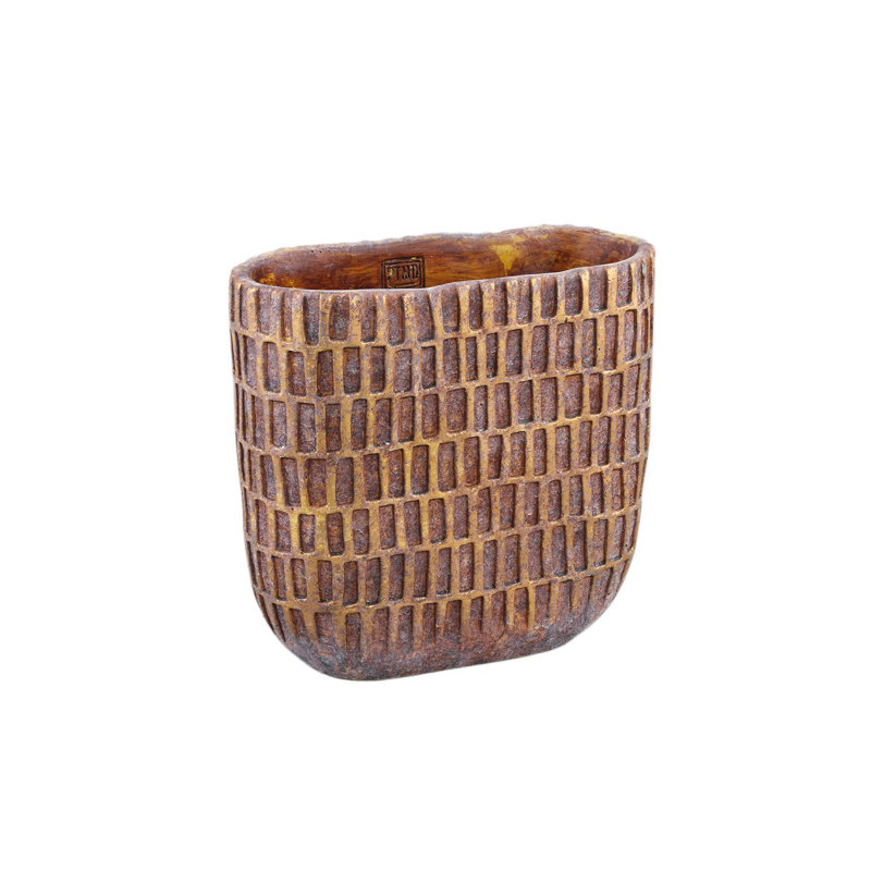Ontario Ceramic Pot Planter, 28cm H x 30cm W x 15cm D