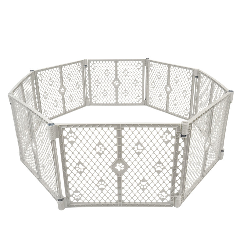PAWS PETYARD 8-PANEL GRAY PET PEN