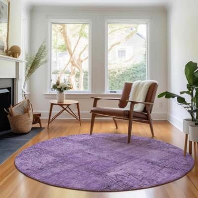 Tapis mauve de qualité supérieure lavable à la machine Prisco