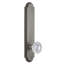 Grandeur Arc Tall Plate Pasage with Versailles Crystal Door Knob-788095957-788095982