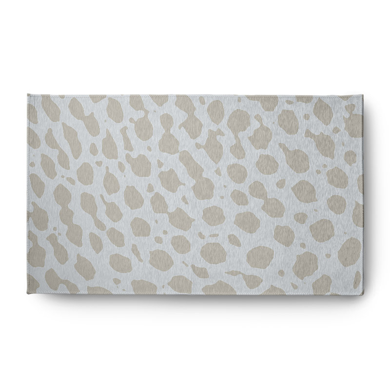 Chenille Animal Print Indoor Rug, Rectangle 3' x 5'