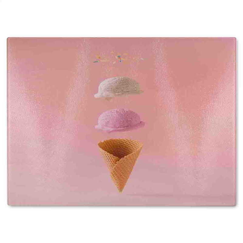 Ice Cream Glass Chopping Board