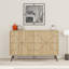 Dune Console Sideboard Geometric Design Wide 123cm-70696046