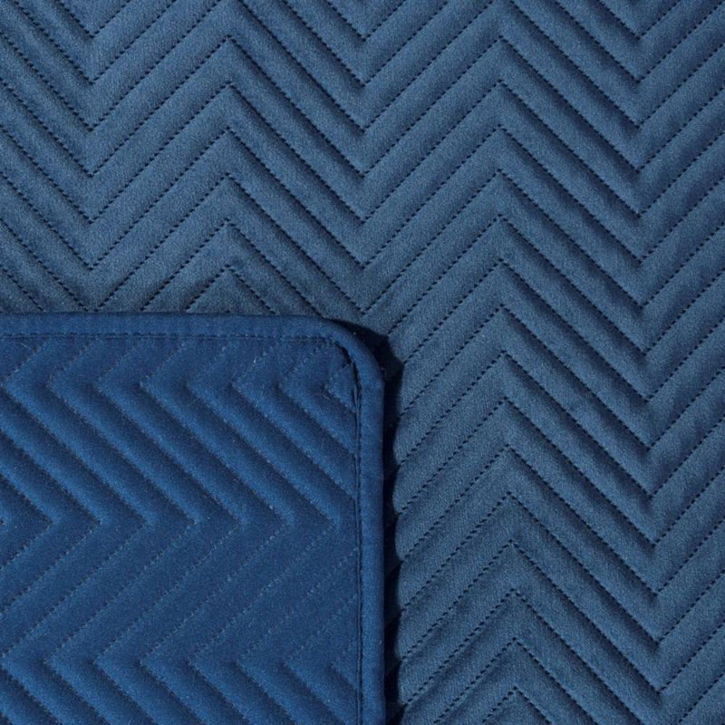 Gatik Polyester Solid Colour Bedspread, W230 x L260cm, Dark Grey