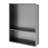 21" X 17" Stainless Steel Shower Niche Double Shelf-1128186176